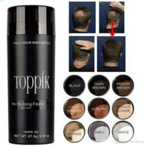 E Flower Toppik Hair Fiber Black Dark Brown Lazada PH