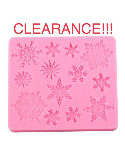 Snowflake Silicone Mold Chocolate Mold Cake Molds Christmas Silicone Molds Resin Molds Etsy