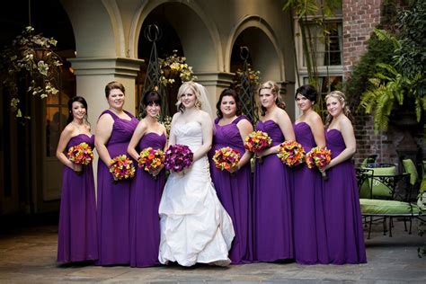 Purple Bridesmaid Dresses