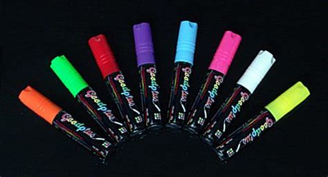 Set of (8) Chalkboard Markers - Electric Fluorescent Chalk Ink