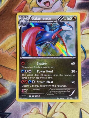 Pokémon TCG Salamence Holo Rare Roaring Skies 57 108 NM eBay