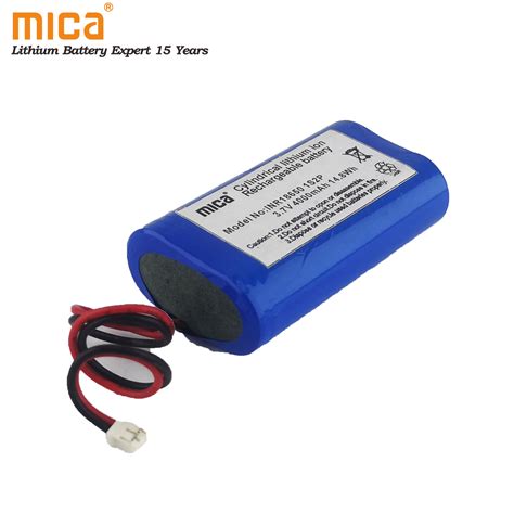 Factory Price Customized 18650 Lithium Ion Battery 4000mAh 1s2p 3 7V Li