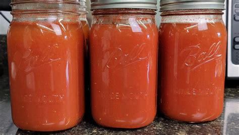 Canning Tomato Juice In a Water Bath · Hidden Springs Homestead