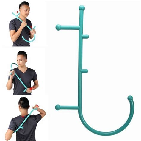 Therapy Cane Full Body Back Neck Massage Hook Acupoint Self Massager