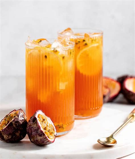 Passionfruit Tea Easy Iced Recipe Vintage Kitchen Notes