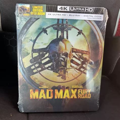 Steelbook Mad Max Fury Road K Ultra Hd Uhd Blu Ray Copia Digital