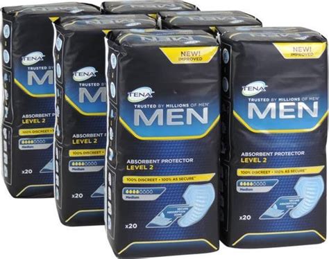 Tena Men Absorbent Protector Level 2 6 X 20 Stuks Bol