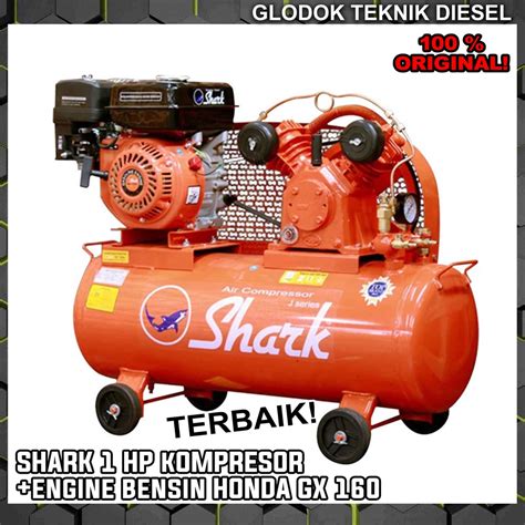 Jual SHARK 1 HP PK Kompresor Angin Engine HONDA GX Penggerak Bensin