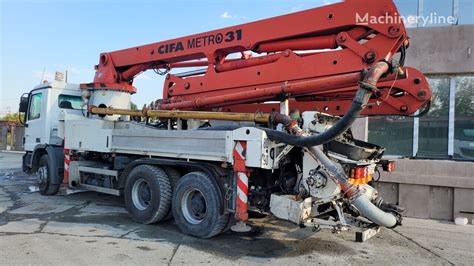 Pompa Do Betonu Cifa Metro Na Podwoziu Mercedes Benz Actros Na