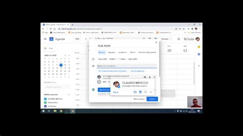 Como agendar uma vídeo aula pelo Meet usando o Google agenda YouTube