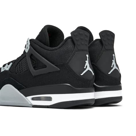 Air Jordan 4 Retro Se Black Canvas Gs Dv0553 006 Laced