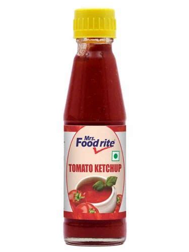 Mrs Foodrite Tomato Ketchup Packaging Type Bottle Packaging Size