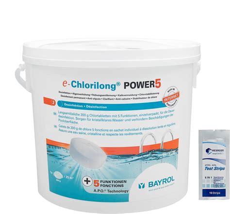 Bayrol E Chlorilong Power Galet G Kg Chlore Lent Stabilis