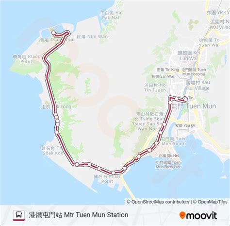 k52a Route Schedules Stops Maps 港鐵屯門站 Mtr Tuen Mun Station Updated