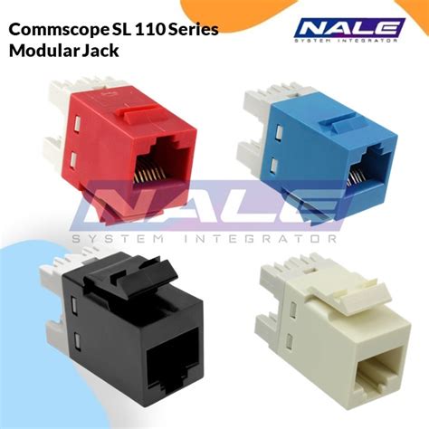 Jual Commscope SL 110 Series Modular Jack RJ45 Category 5e Azolla