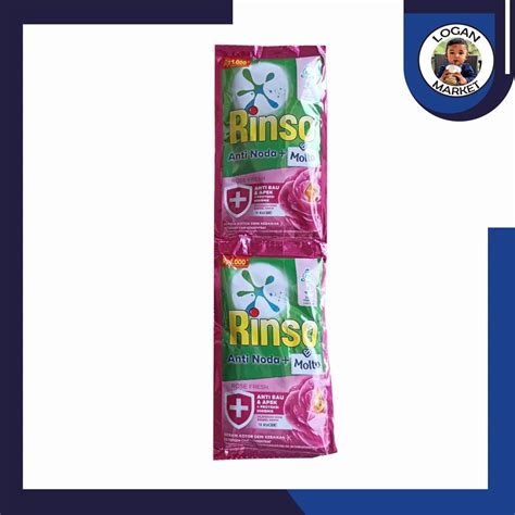 Jual Rinso Anti Noda Molto Rose Cair Fresh Renceng Isi 6 Sachet Pcs