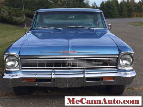 1966 Chevrolet Chevy Ii Nova Ss L79 327350 Hp Marina Blue Muncie 4 Speed Classic Chevrolet