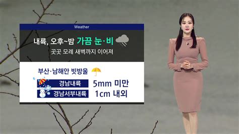 내륙 중심 눈비 곳곳 건조주의보