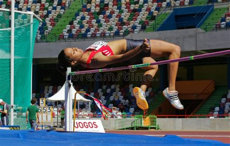 High Jump Decathlon Cuba Editorial Image Image Of Action