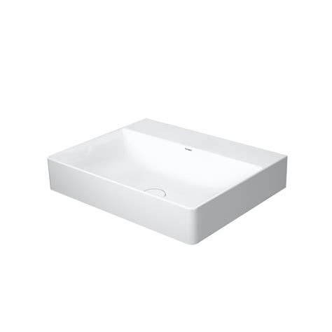 Duravit 23536000791 DURASQUARE Lavabo Consolle Rettificato 60 Cm Senza