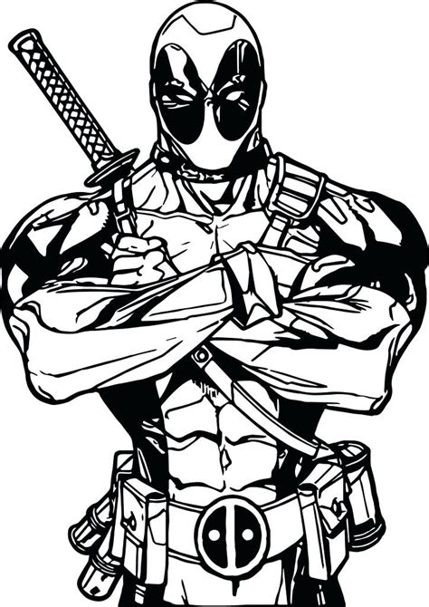 Lego Deadpool Coloring Pages at GetColorings.com | Free printable colorings pages to print and color