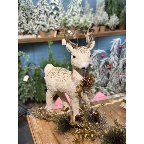 53cm Straw Christmas Reindeer Christmas Ornaments Christmas