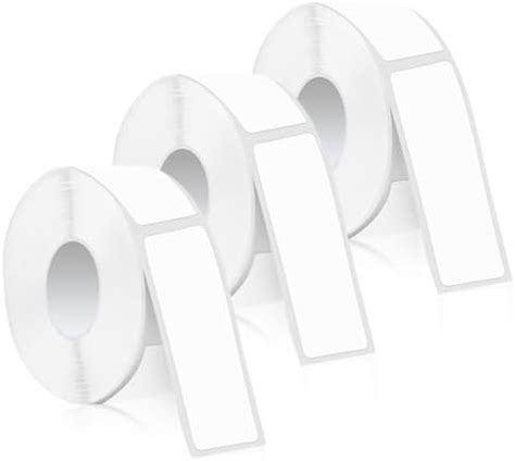 3 Rolls Label Maker Tapes For Phomemo D30 12mm X 40mm White Self