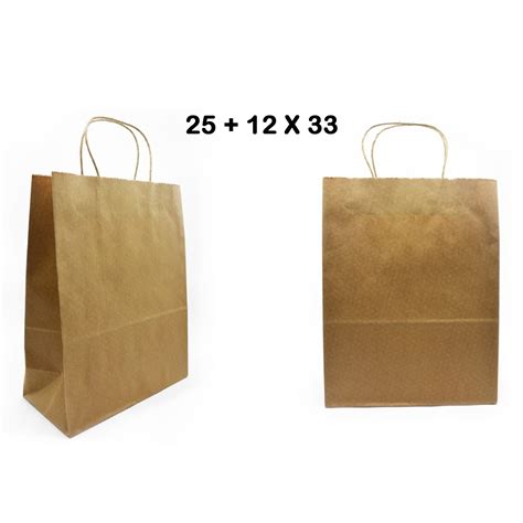 Bolsa Kraft Medida 25 12 X 33 Gomezul