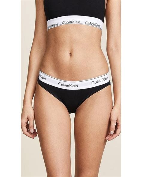 Calvin Klein Modern Cotton Bikini Briefs In Black Lyst