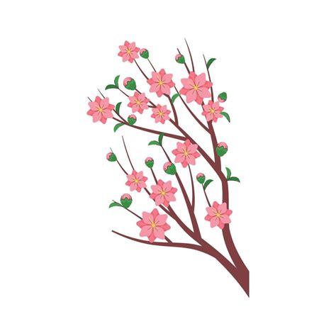 vector hand drawn cherry blossom branch 42067553 Vector Art at Vecteezy