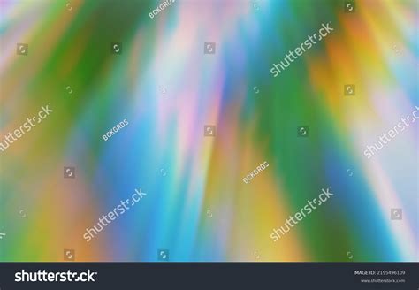 Beautiful Blurred Rainbow Light Refraction Picture Stock Illustration ...