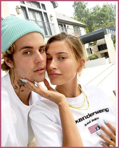 Justin Bieber and Hailey Rhode Bieber Wish Each Other Sweet Messages on ...