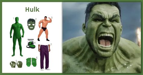 Hulk Costume For Cosplay & Halloween 2024