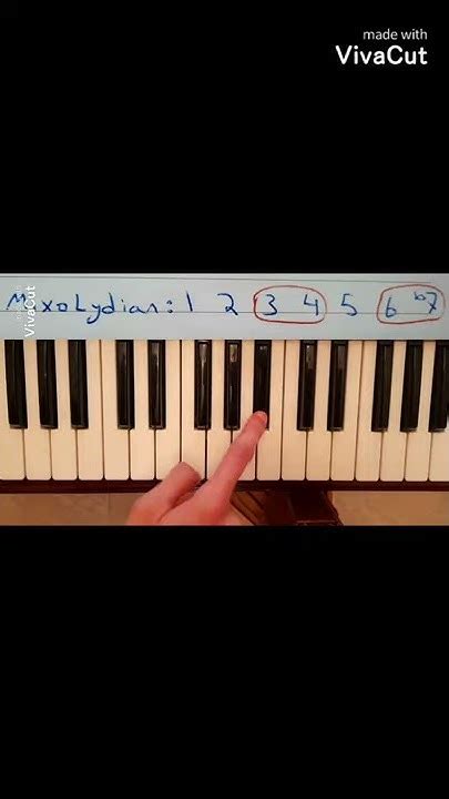 How To Play Modes On Piano Mixolydian Music Theory Pt 5