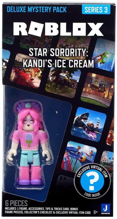 Roblox Series 3 Star Sorority Kandis Ice Cream 3 Deluxe Mystery Pack ...