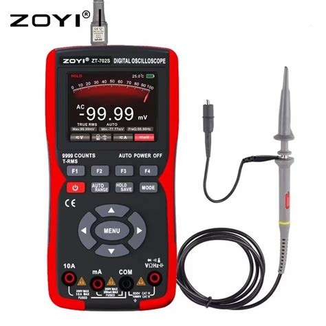 ZOYI ZT702S Digital Multimeter Auto True RMS Tranistor Probe Multimetro