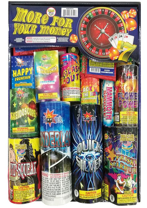 World Class Fireworks Assortment Package More For Your Money