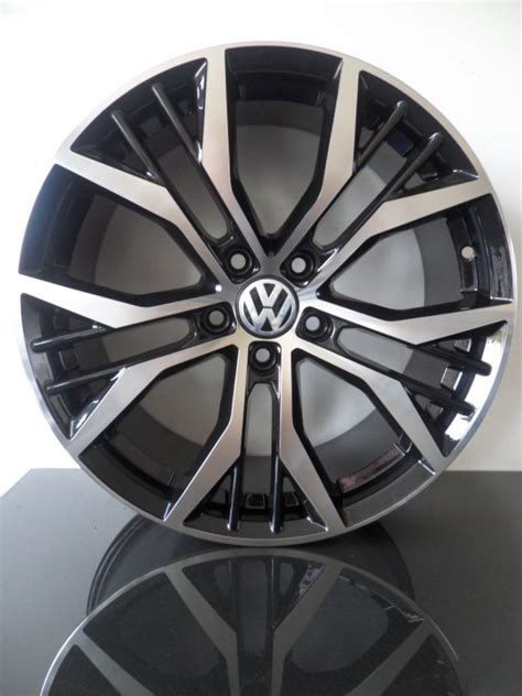 X4 18 VW GOLF MK7 GTI ALLOY WHEELS SANTIAGO MK5 MK6 MK7 PASSAT AUDI A3