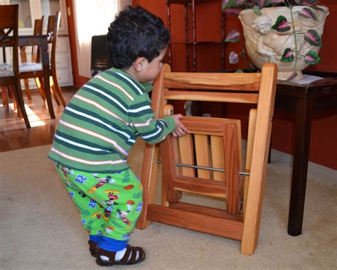 Kid's Wooden Folding Chair