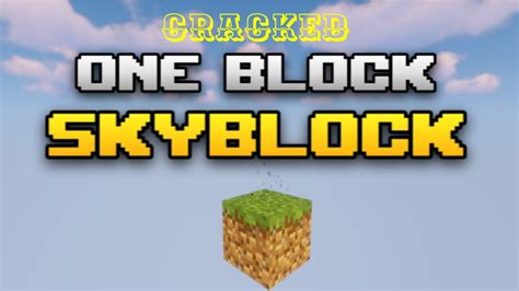 Top Minecraft Cracked One Block Server Youtube