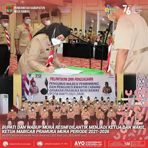 Bupati Dan Wabup Mura Resmi Dilantik Menjadi Ketua Dan Wakil Ketua