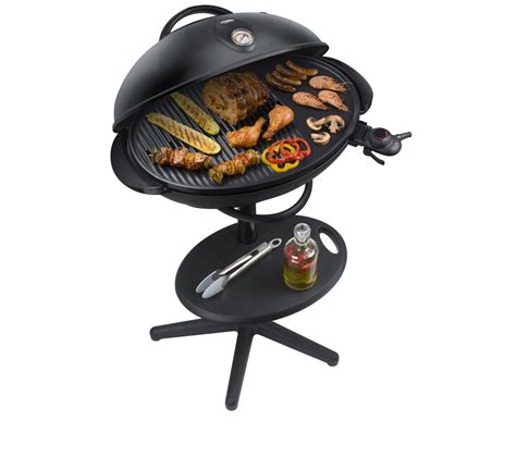 Barbecue Électrique Sur Pied 55cm 2200w Vg350big Barbecue