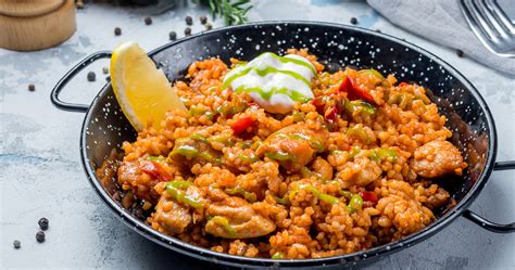 Easy Chicken Paella Minutes Recipe