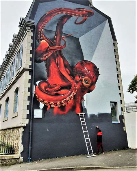 Odeith Un Poulpe G Ant Au Mx Arts Tour Morlaix France