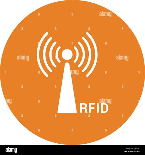 Frequency Radio Rfid Signal Icon Is Isolated On White Background Use