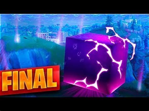 El Cubo Gigante Explota El Lago De Fortnite Battle Royale En Directo