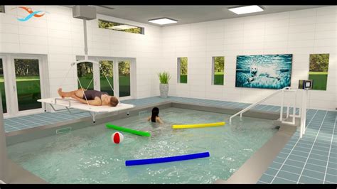 Modular Exercise Pool Rendering By Enraf Nonius Ewac Medical Youtube