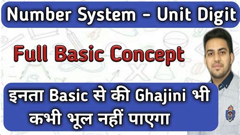 Number System Unit Digit Basic Concept Unit Digit Unit Digit Concept Maths Short