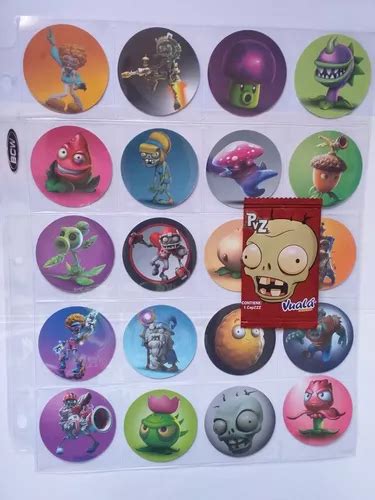 Colecci N Completa Vuala Sorpresa Caps Plantas Vs Zombies Mercadolibre