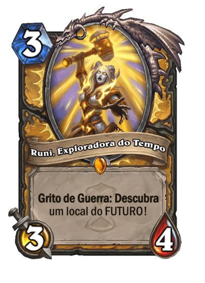 Runi Exploradora Do Tempo Biblioteca De Cards De Hearthstone